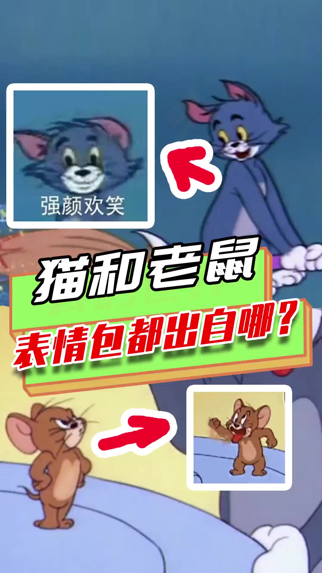 猫和老鼠常用表情包出处及职场回复指南