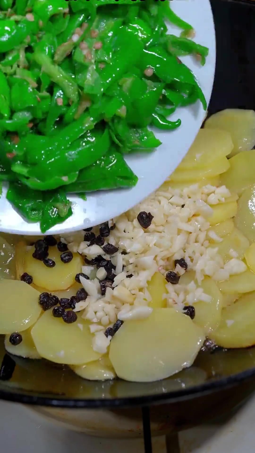 青椒炒土豆