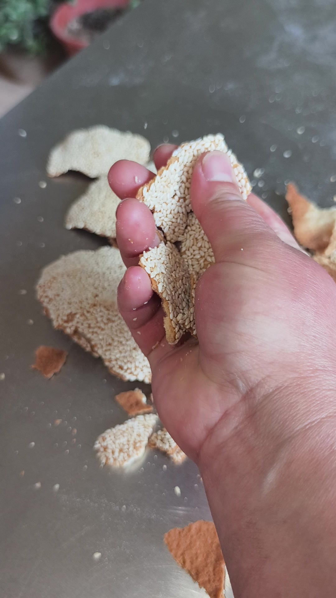 大名府焦烧饼看看焦脆效果