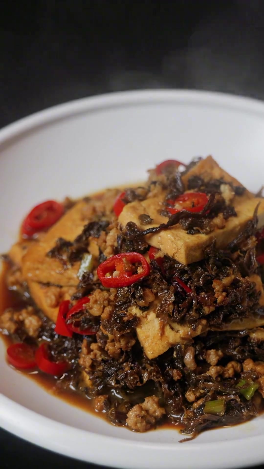 梅干菜肉末烧老豆腐