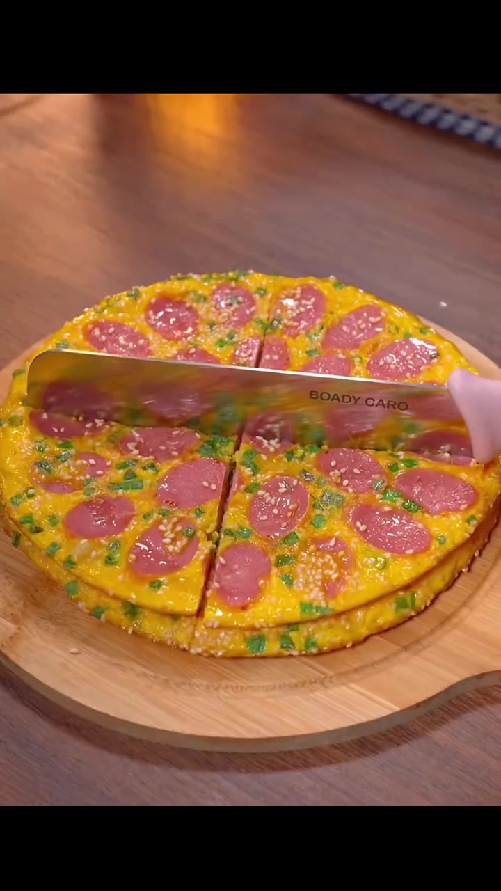 如果早餐不知道吃什么,一张手抓饼就搞定了 火腿手抓饼+