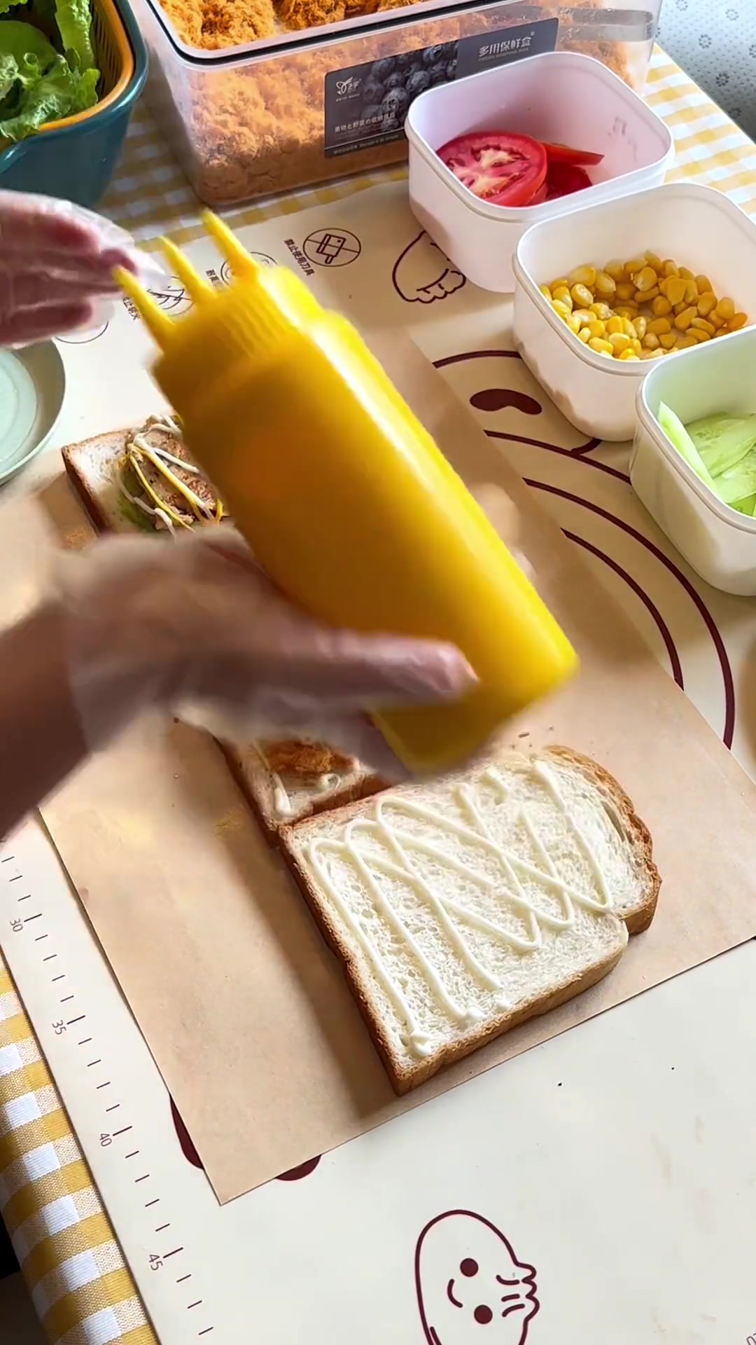 摆摊超火香煎鸡排三明治教程来啦