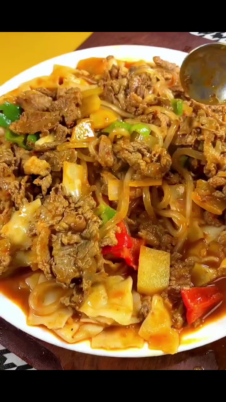 宁夏特色美食炒肉片