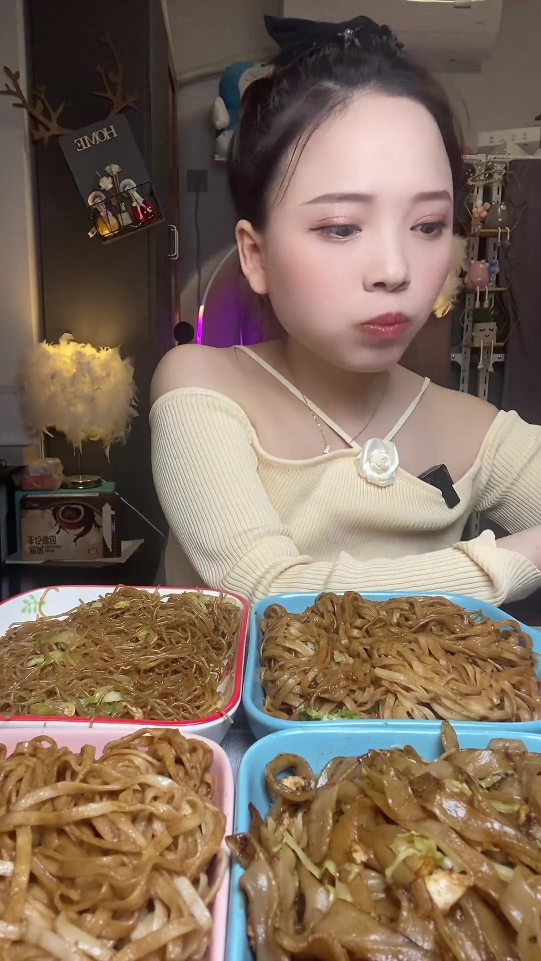 沙县小吃系列,麻酱馄饨、葱油拌面超爱,炒河粉也不错