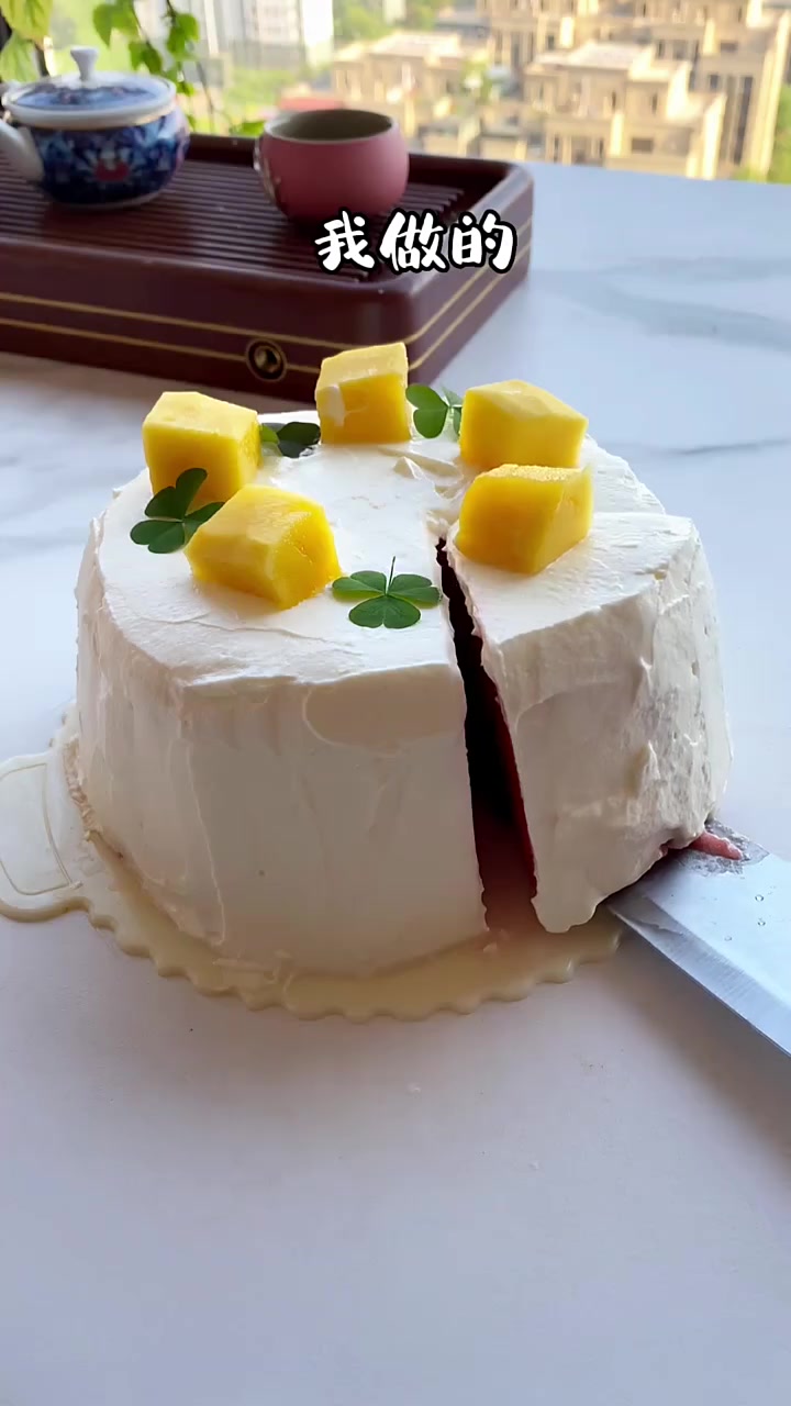 不会塌陷的水果蛋糕 下次老公过生日安排上 创作灵感 水果蛋糕