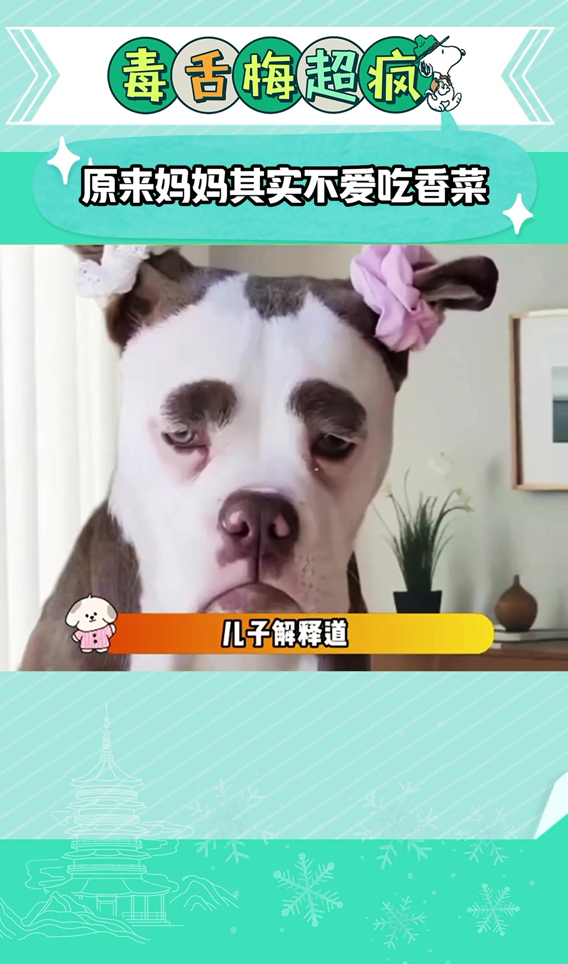 原来妈妈其实不爱吃香菜