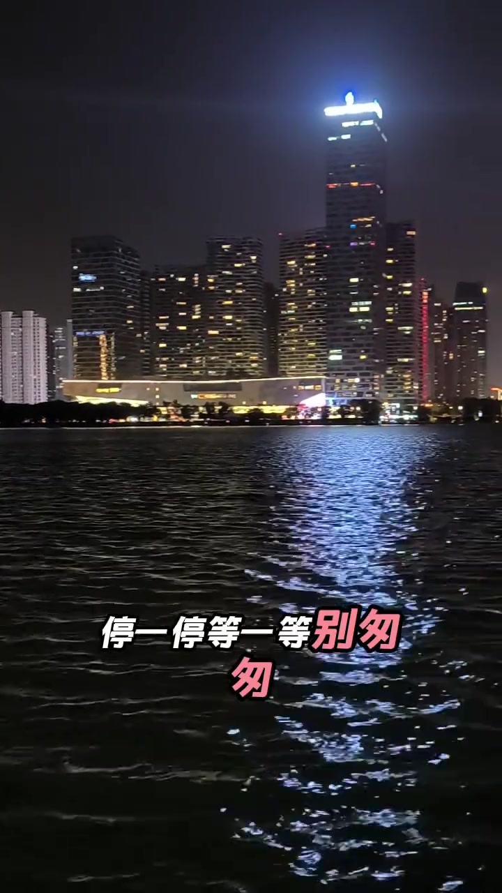 合肥人的外滩天鹅湖夜景随拍