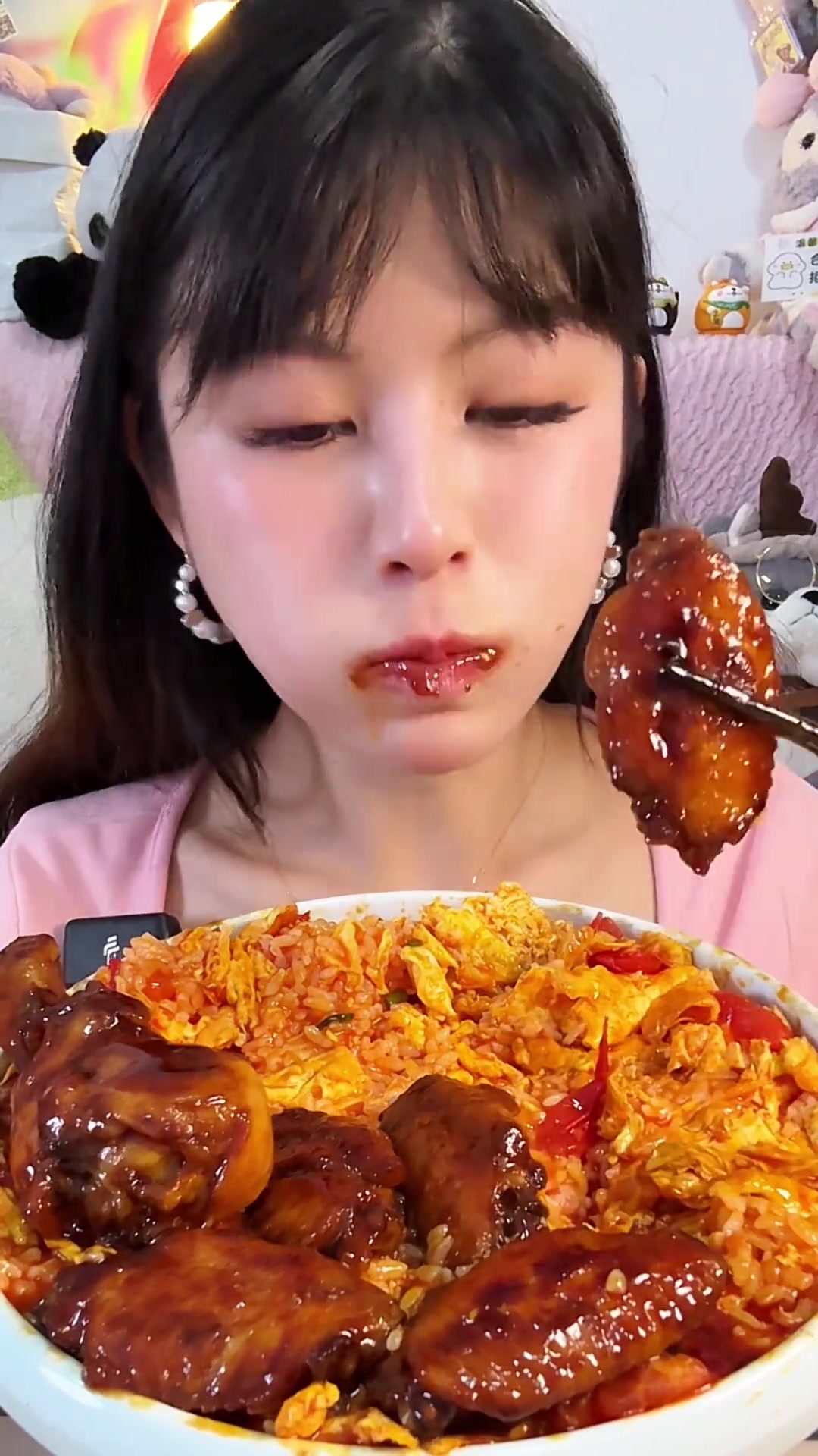 家常菜系列之超经典番茄炒蛋盖饭,加红烧鸡翅鸡腿超美味