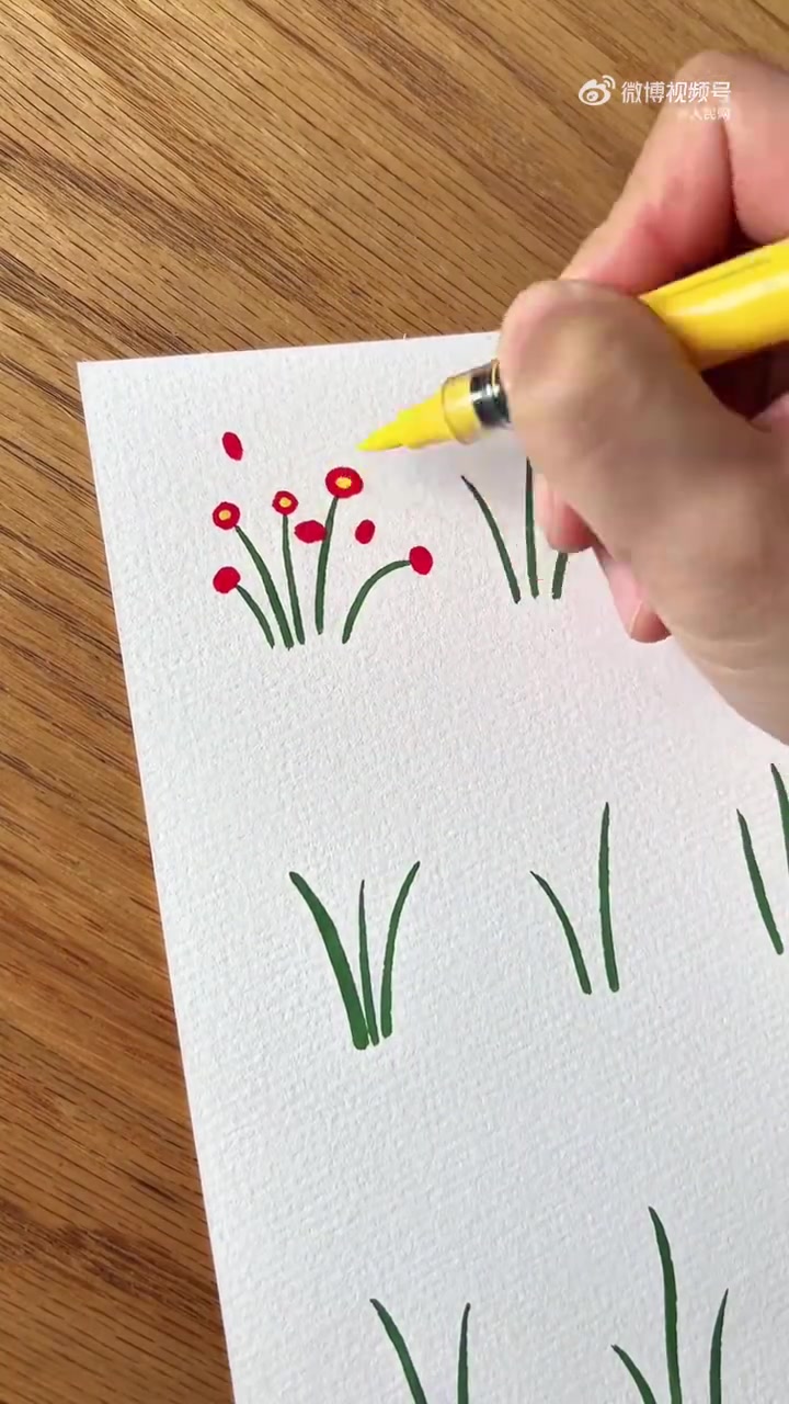 「转存!点线面画出漂亮小花花」用点、线、面就可以画出漂亮的小花花,快来试试吧~手把手教你做