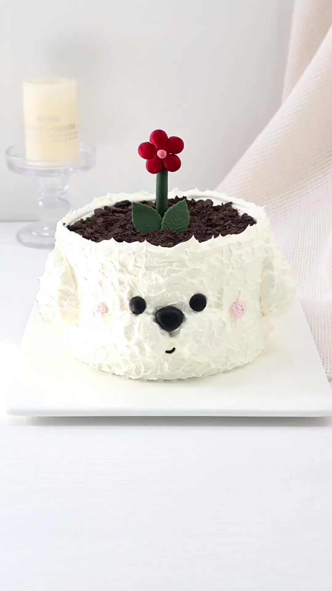 网红花盆狗蛋糕教程来啦