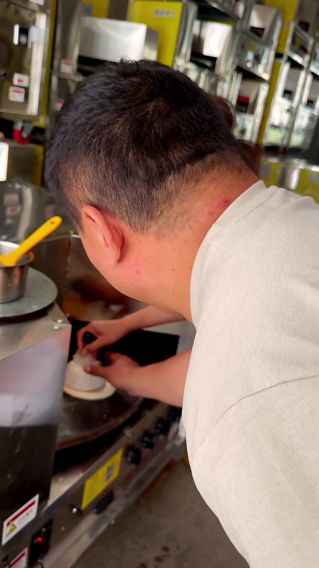 压饼神器做烧饼太简单了烧饼培训