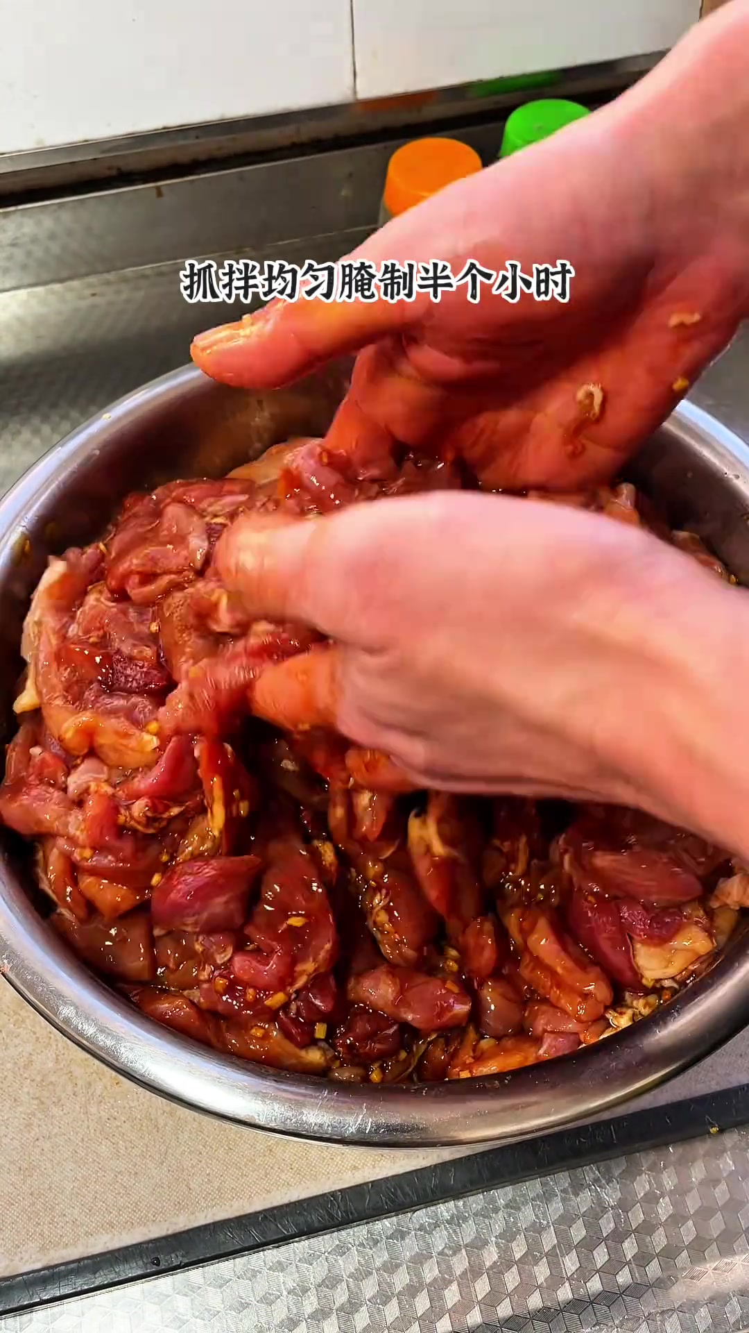我们山西洪洞的特色大块酥肉!每年过年都要炸好多!
