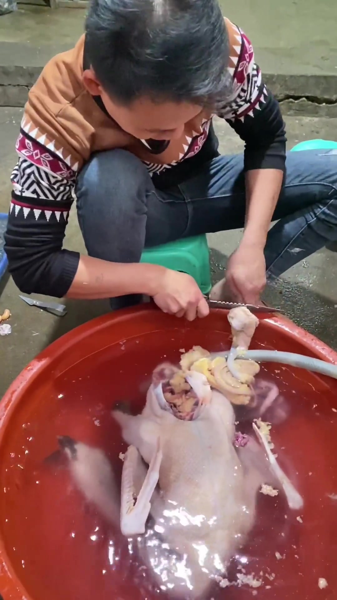 教你一招:如何快速清理鹅内脏