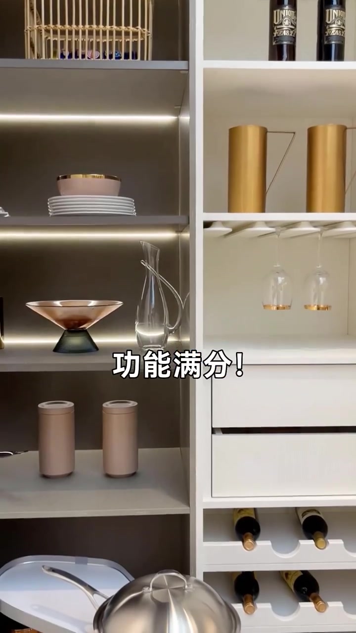 法式浪漫主义的厨房设计,邻居看了都说好!定制家具 厨房装修