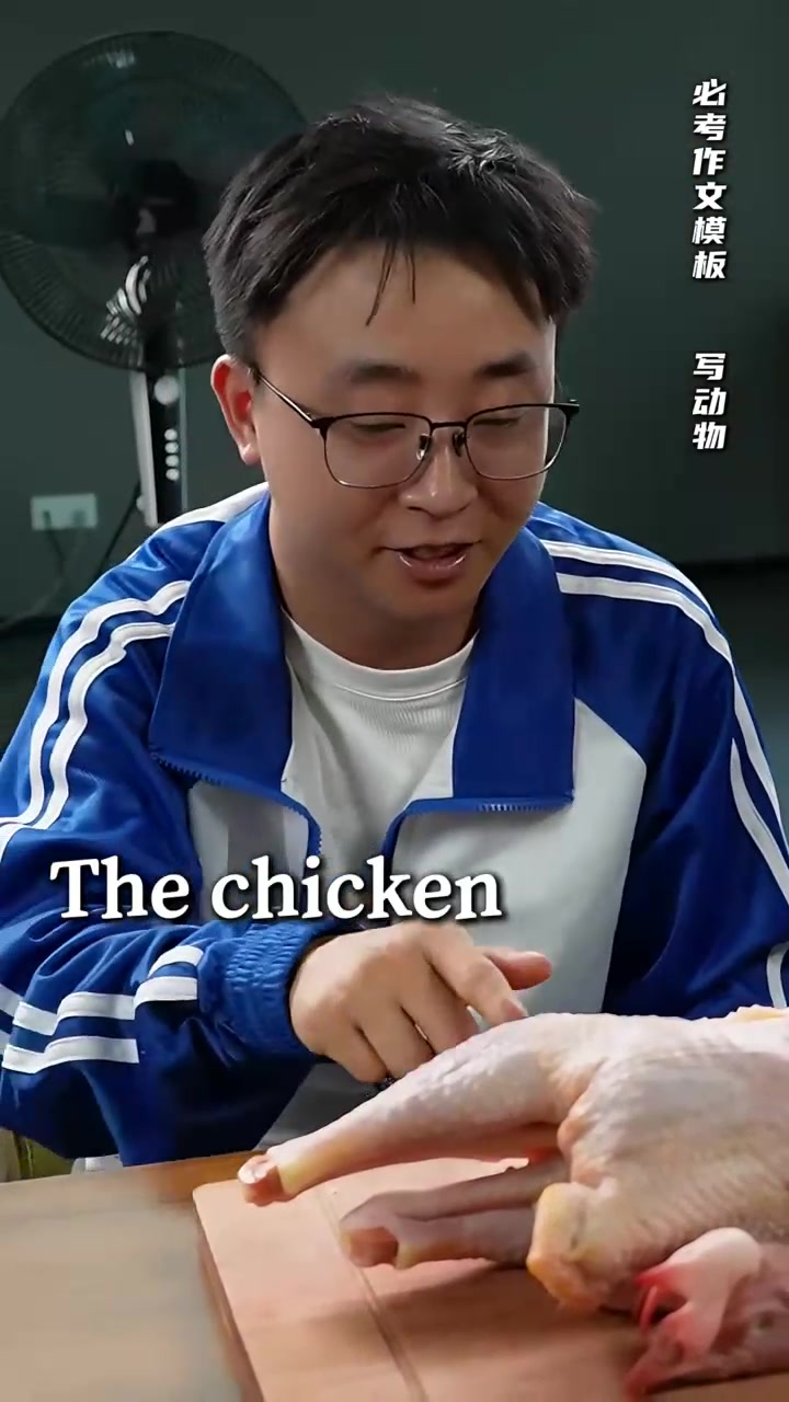 来!怎么用英语写一只满分的鸡!