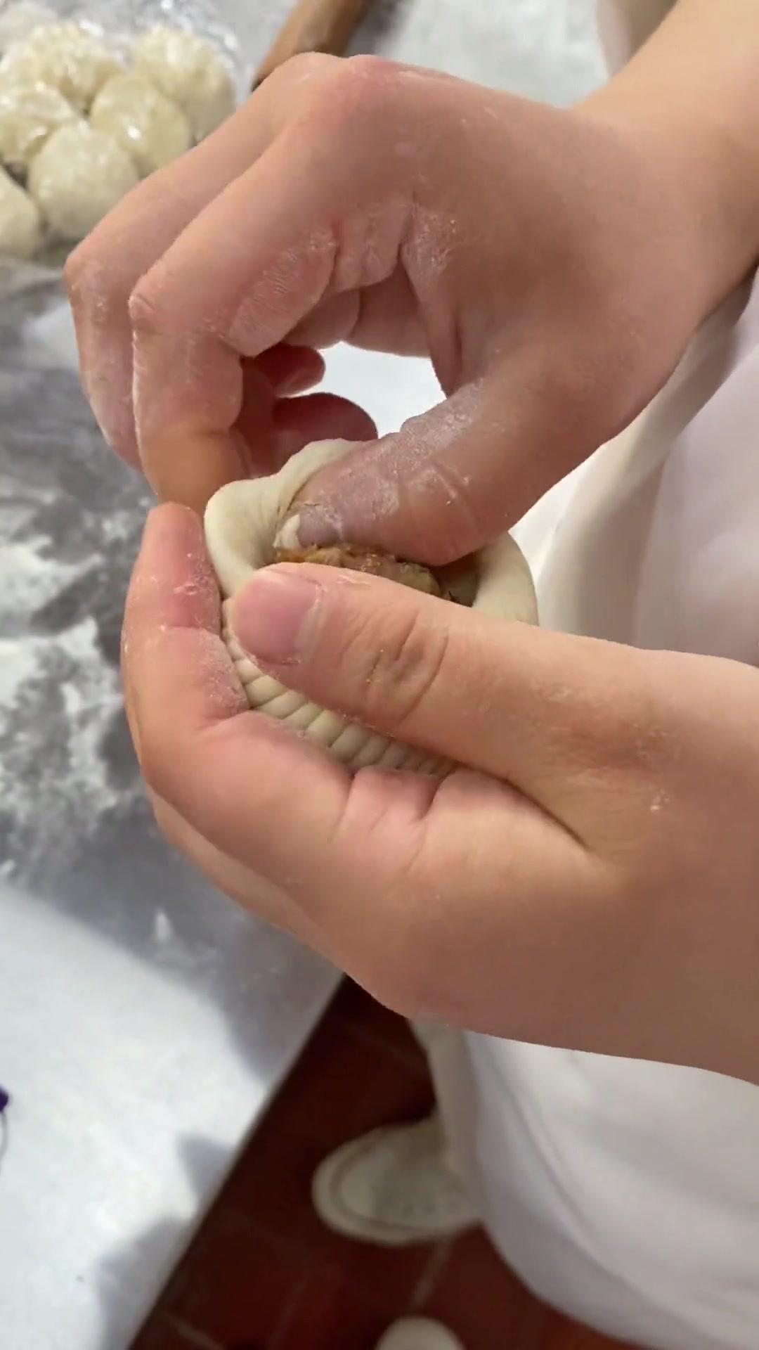 今天做三鲜包,包子手法快学起来吧