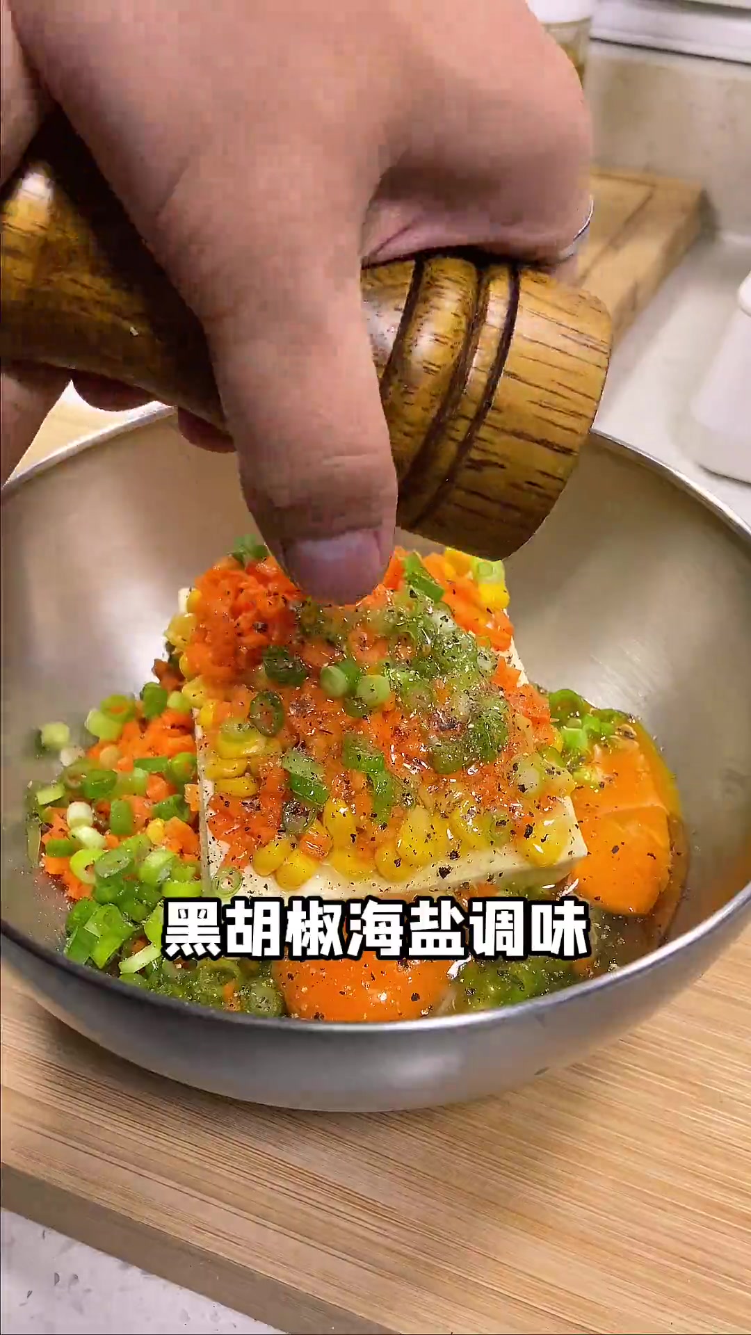 多吃豆腐能掉秤!快做豆腐鸡蛋饼!外焦里嫩超香!