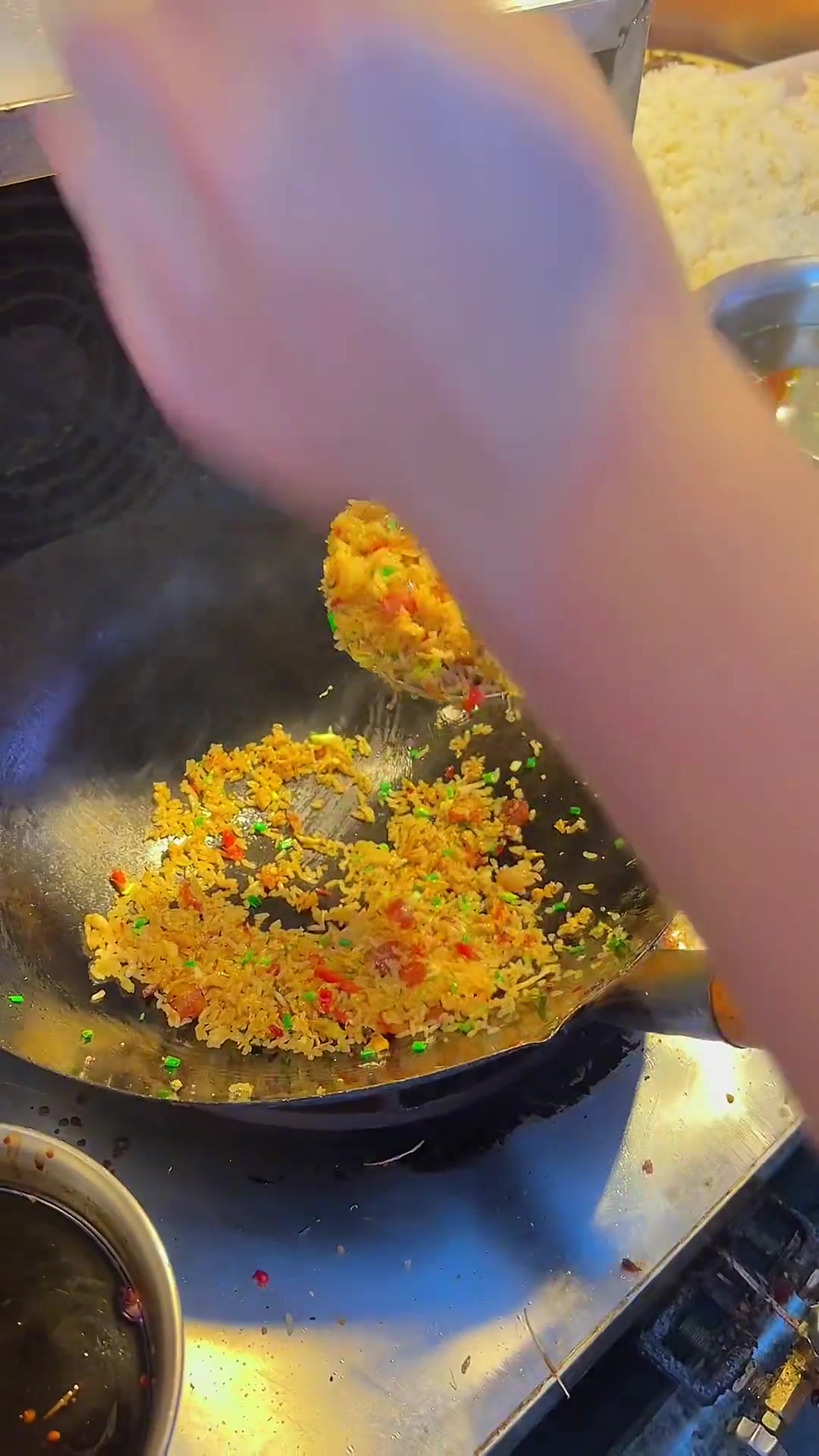 炒饭12块,这些要外加,炒饭还能再加点