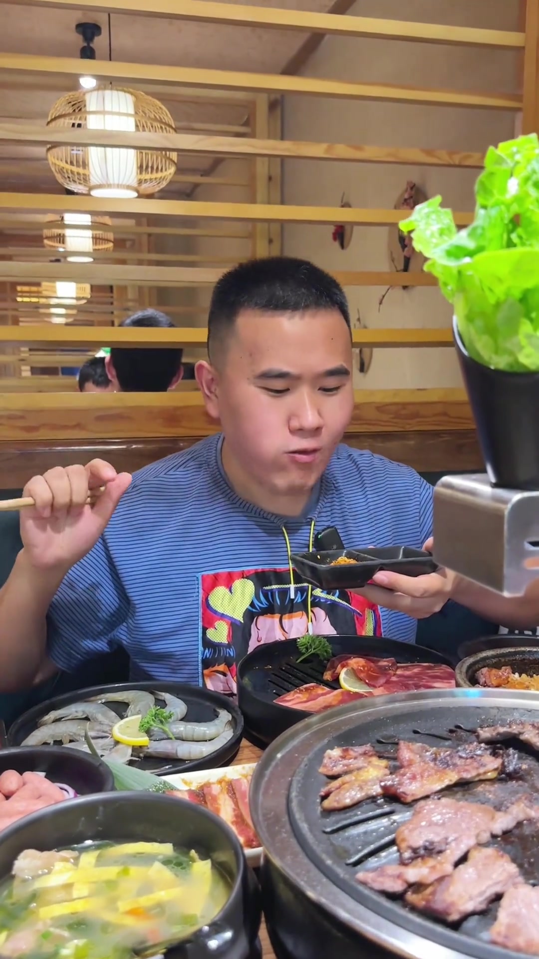 九田烤肉都开始放题哦。7个门店通用,他们家菜品很不错哦