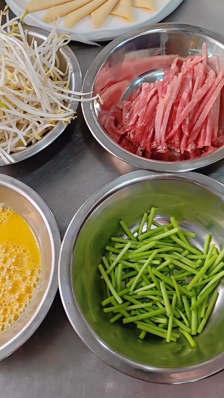 春饼炒合菜教程
