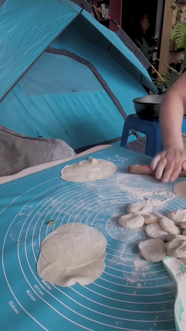 真实教学包饺子