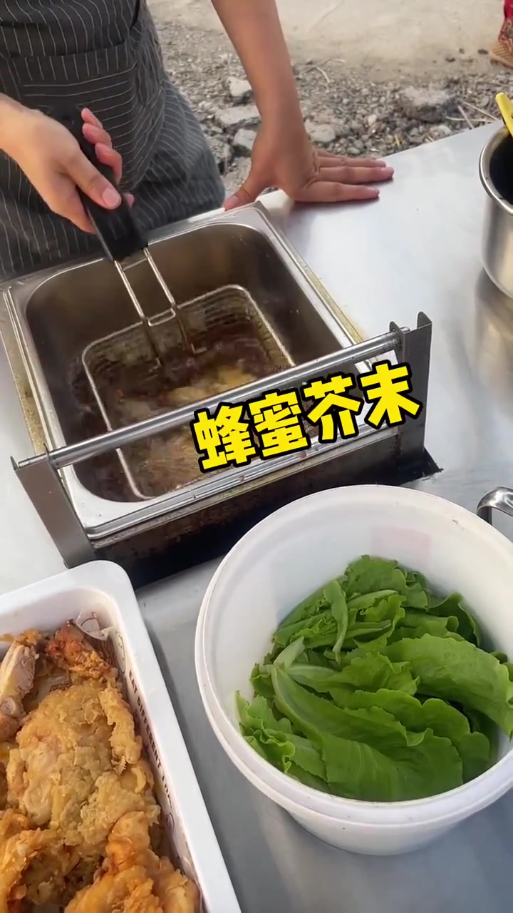 改良版的脆皮鸡米饭～