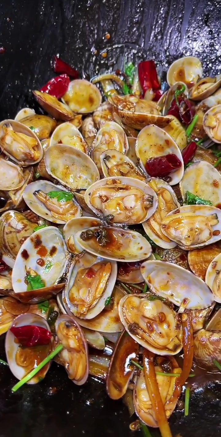 辣炒花蚬子这样做，味道超赞