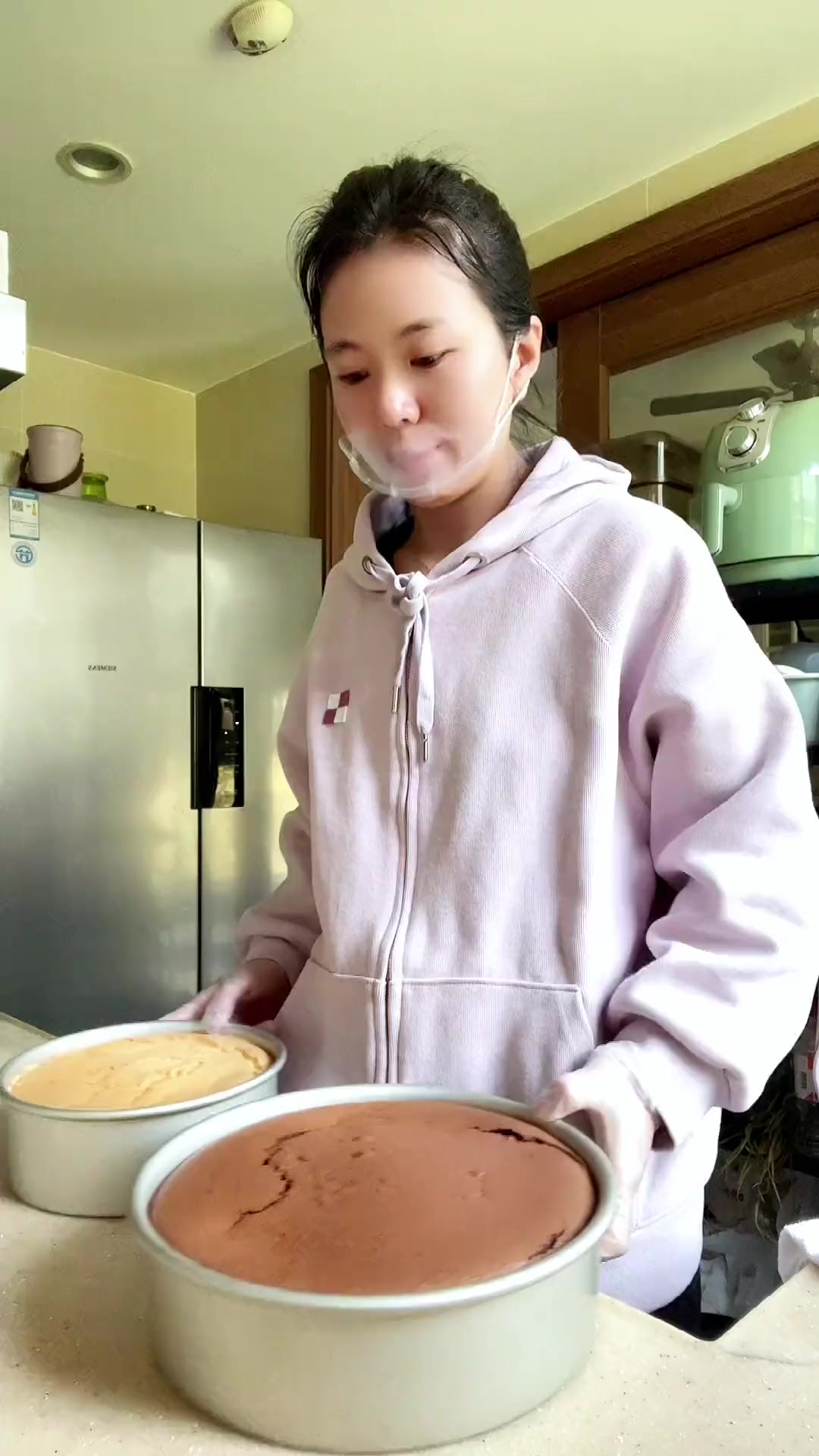 一次解锁8寸原味和10寸巧克力蛋糕胚