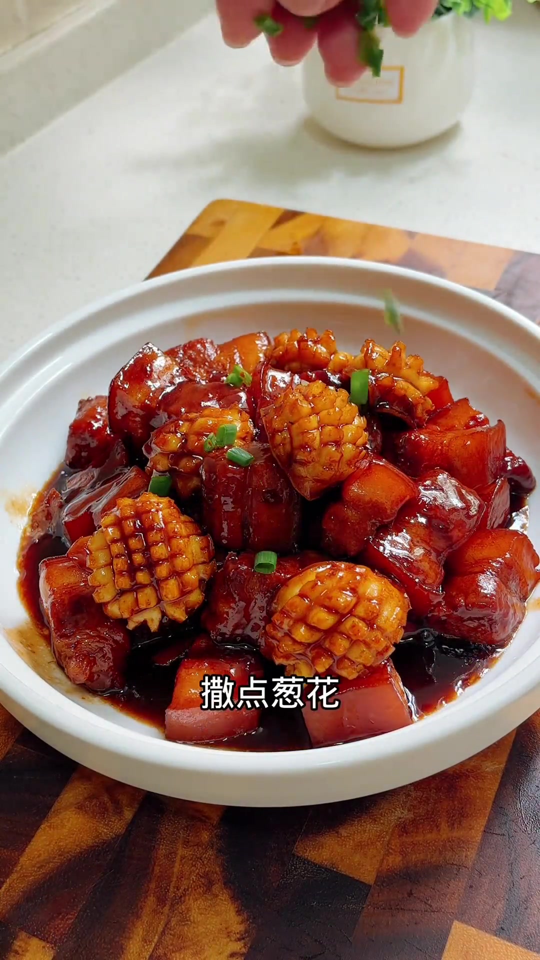 用了3小时做了9菜一汤,老公舅舅舅妈正好今天从老家来表妹家玩