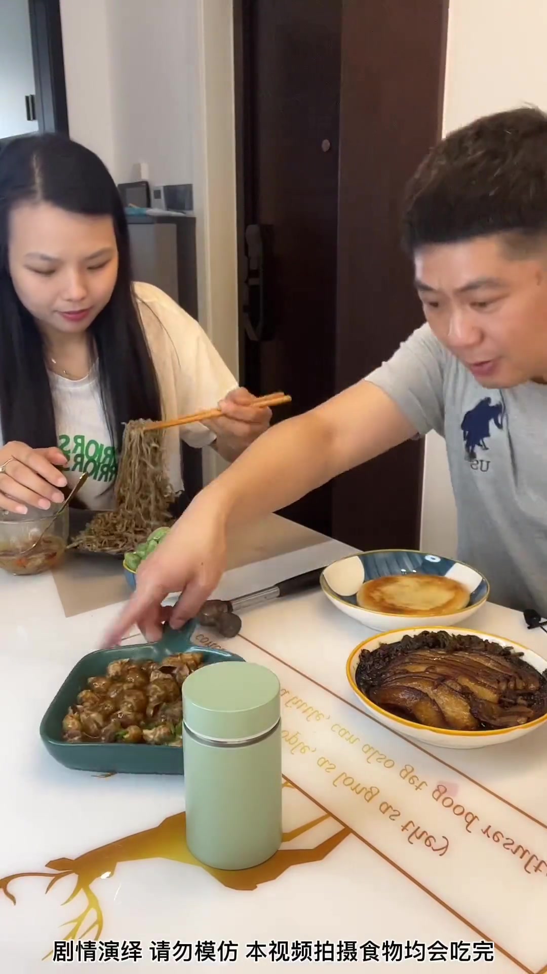 冷战第四天，今天又做了我爱吃的扣肉肉夹馍