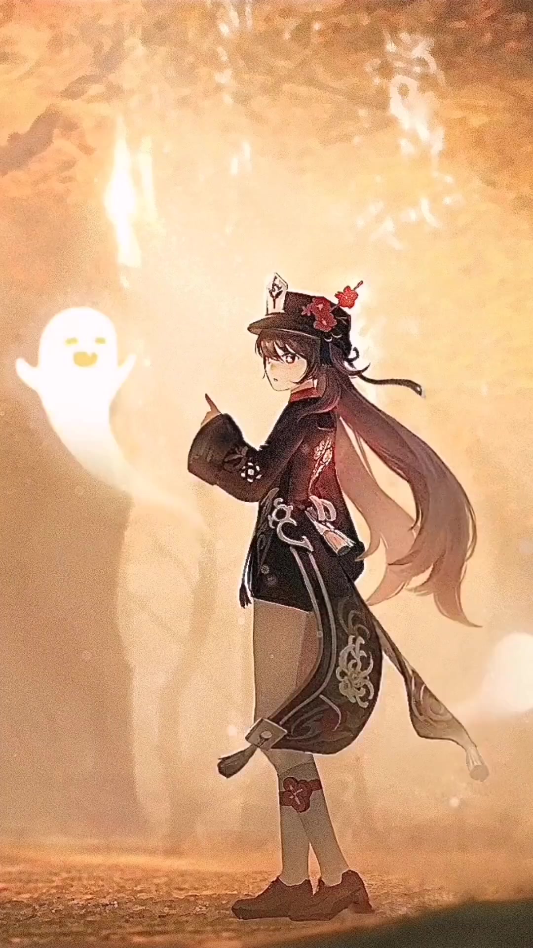 那些带颜色的动态壁纸……雷电将军好大