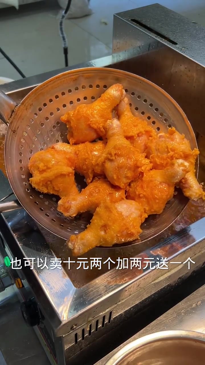 招牌黄金炸鸡腿做法来啦!教你处理冷冻鸡腿