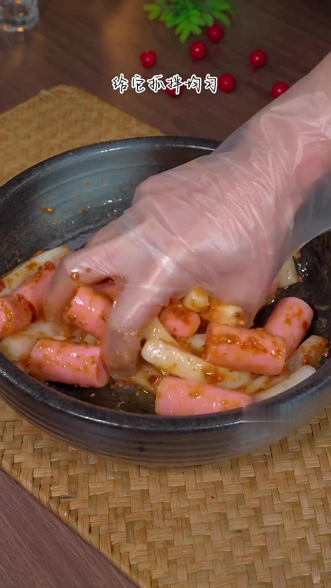 一定要安排上这个火腿脆皮年糕,火腿又香又脆,年糕软糯Q弹,这么太好吃了