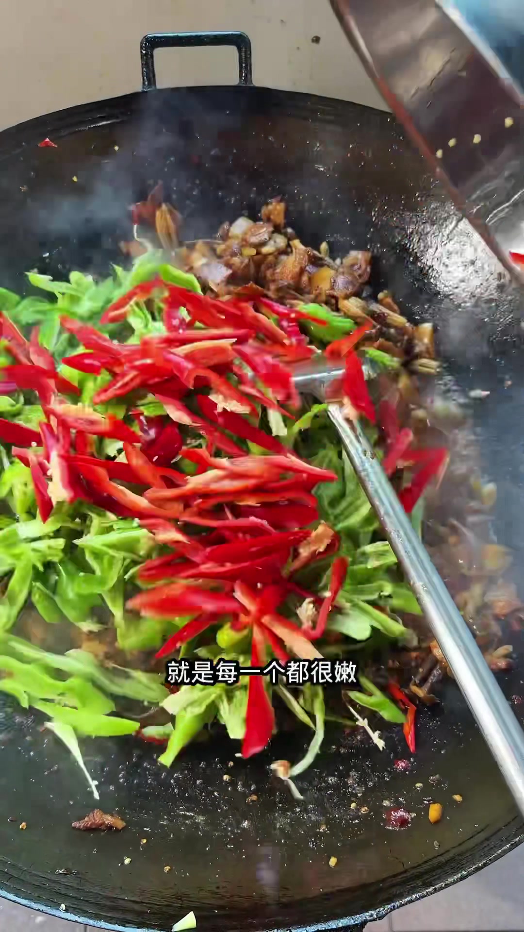 工地大锅饭的两菜一汤,全部都是下饭菜