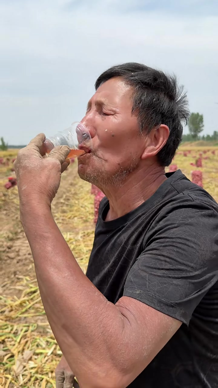 这就是真实的农忙生活，年过六旬的老人为了减轻儿女的负担还在地里干活，面朝黄土背朝天不怕累不