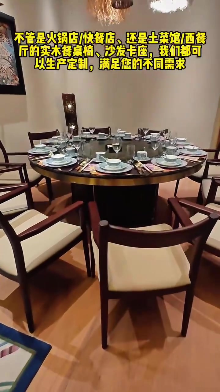 泰国菜餐厅桌椅案例,一起来看看效果如何