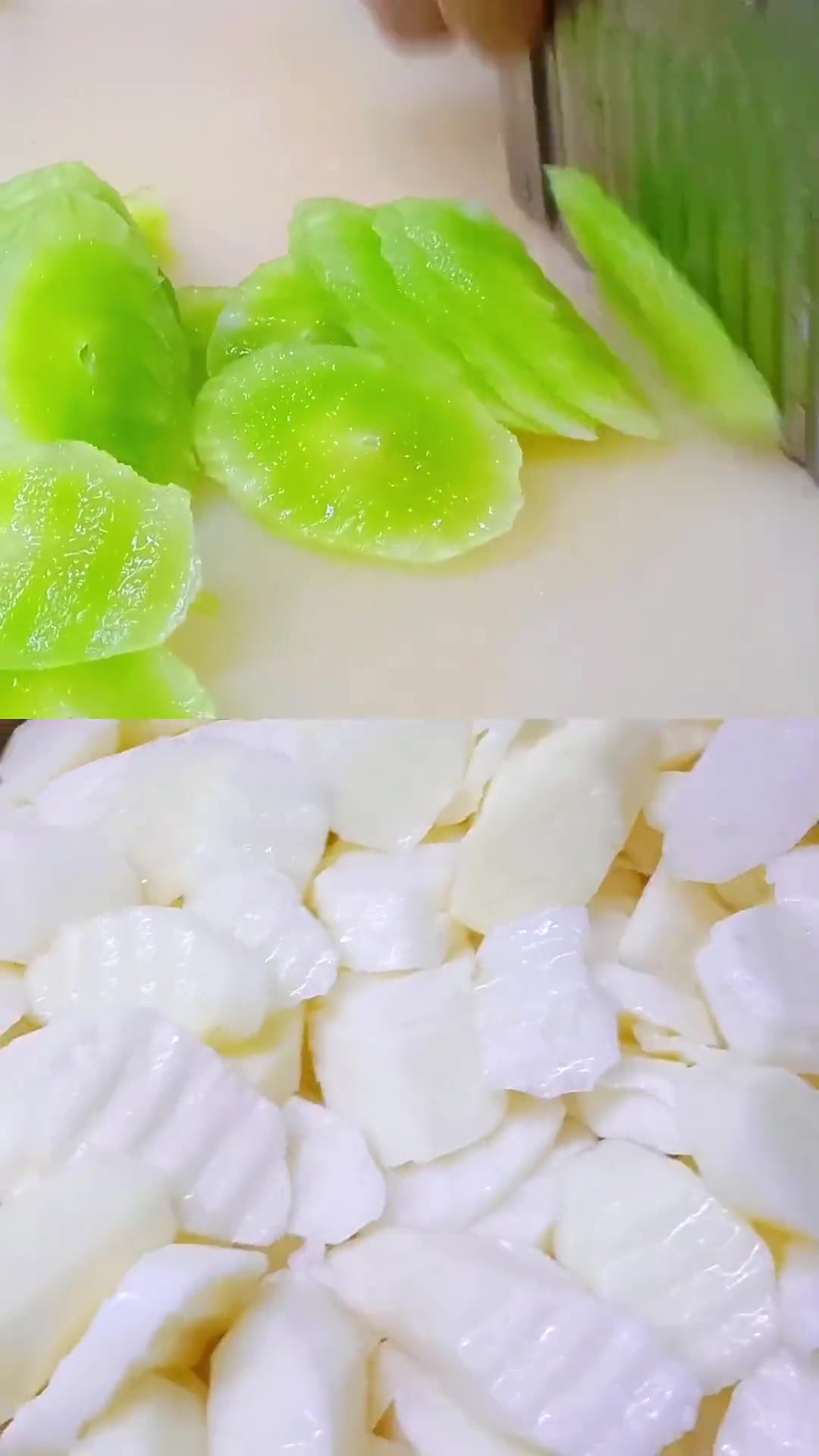 清淡小炒笋片山药,做法简单,减脂养颜还爽口!