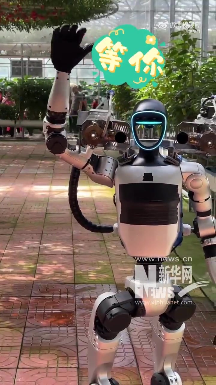 「科幻片现场?寿光农业黑科技颠覆你的农耕想象」智能喷雾机器人、智能授粉机器人、智能巡检机器