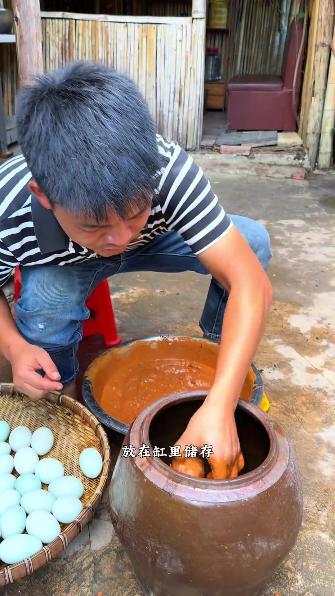 古法腌制海鸭蛋，夏天配粥美味可口