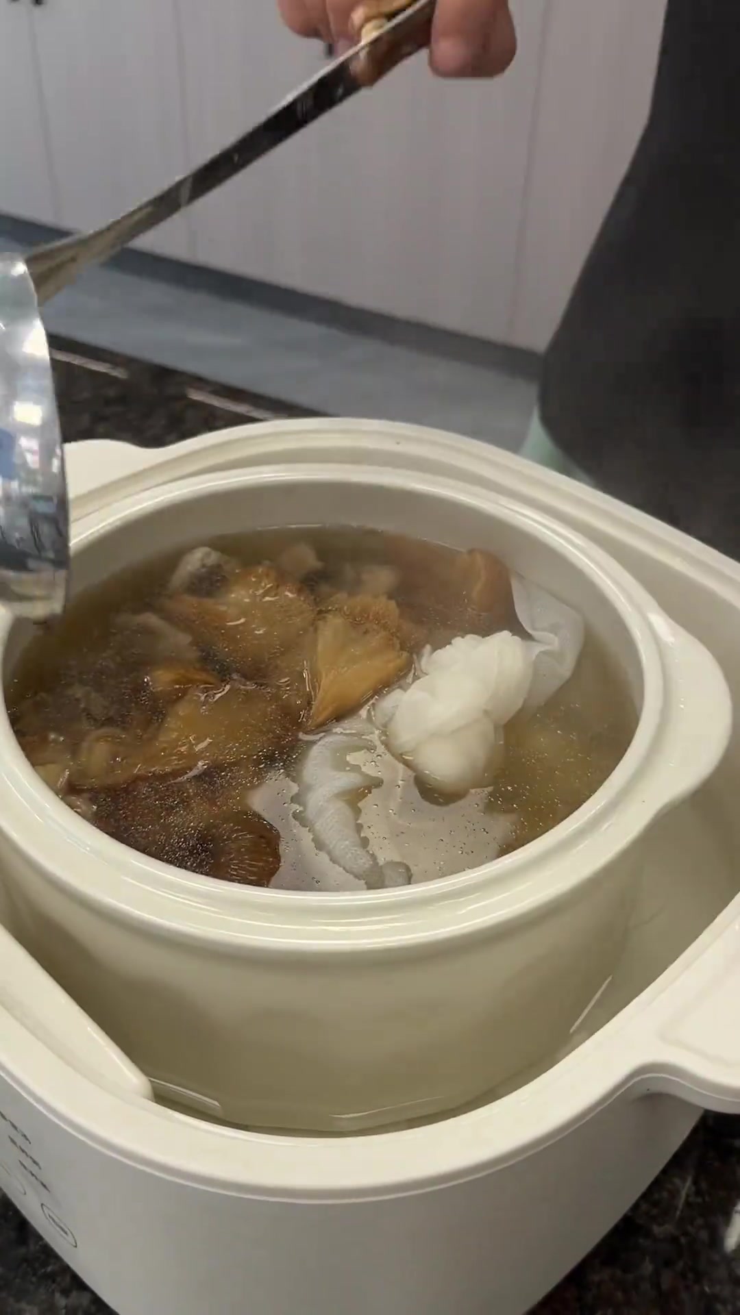 刺龟猴头菇花胶汤,养胃靓汤