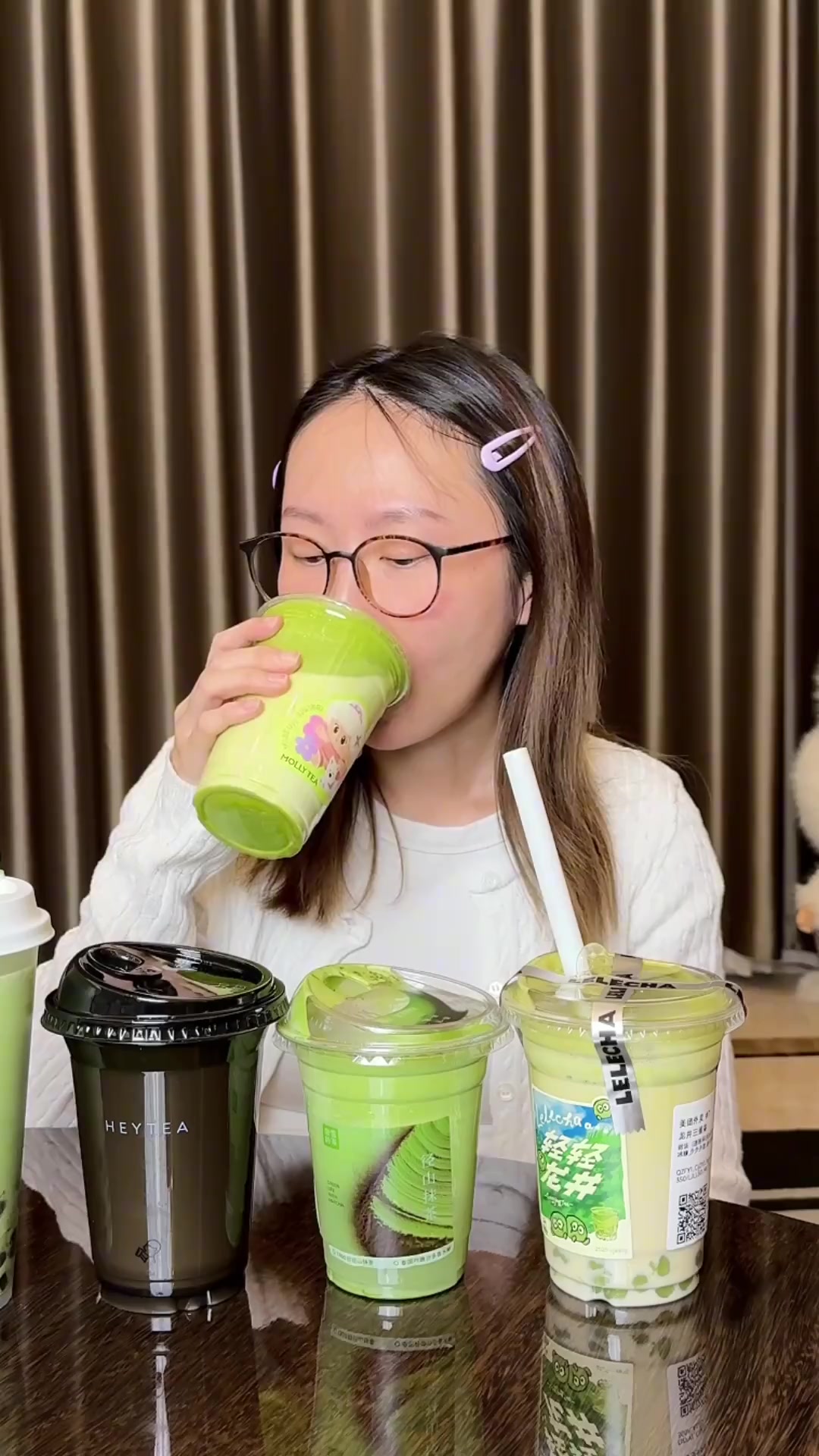 各大品牌的抹茶奶盖新品竞争十分激烈！无广～你们更喜欢哪一杯呢？