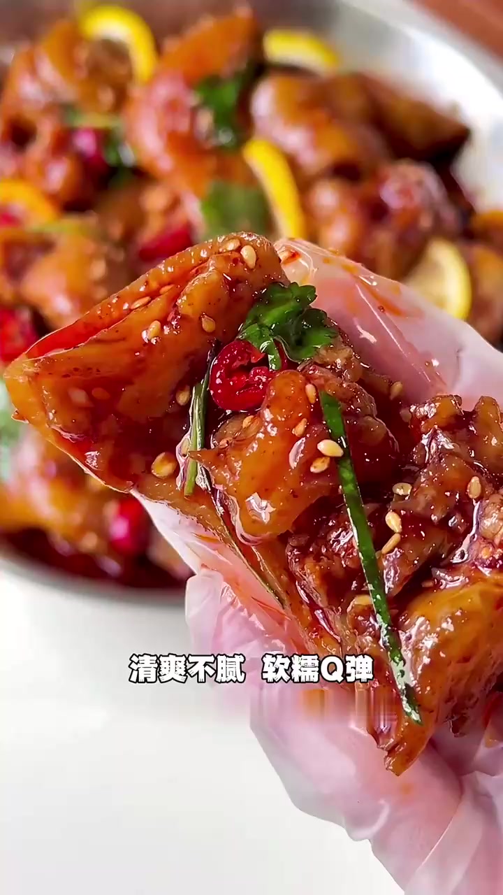 中式凉拌菜｜酸辣柠檬无骨猪蹄清新软糯Q弹