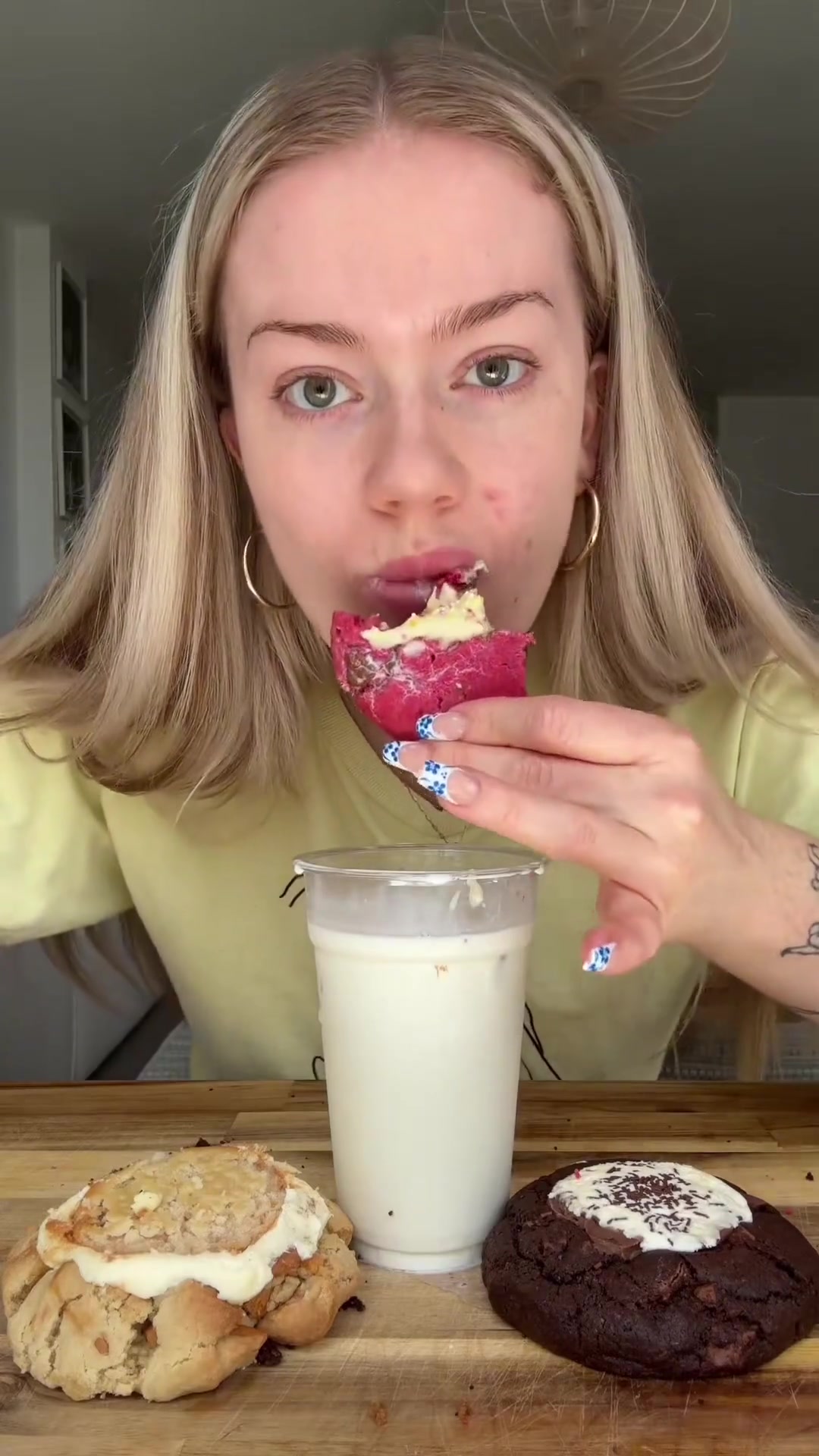 姐带大家吃美式曲奇饼干