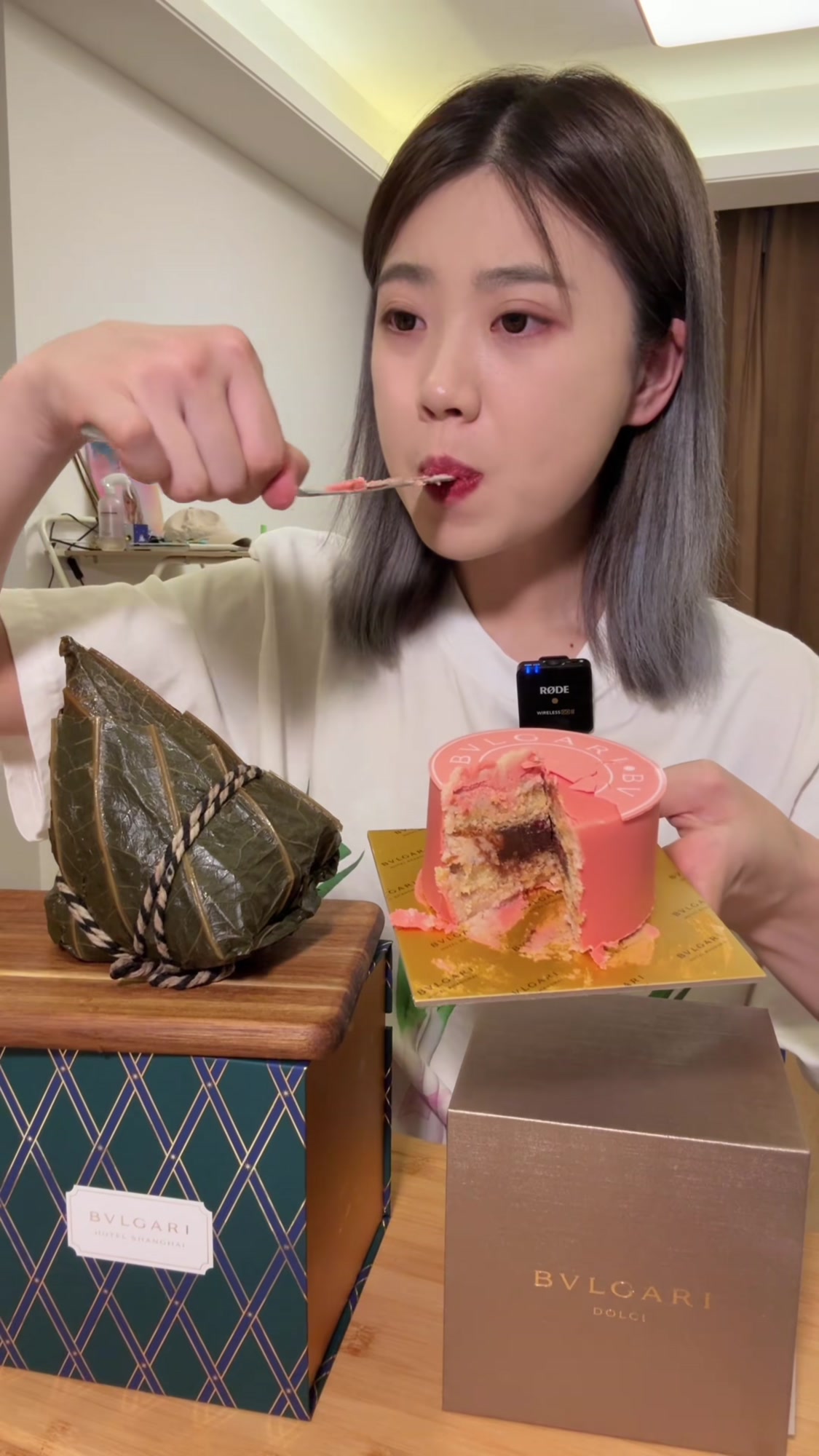 初尝宝格丽蛋糕与粽子，大馋丫头的甜蜜体验