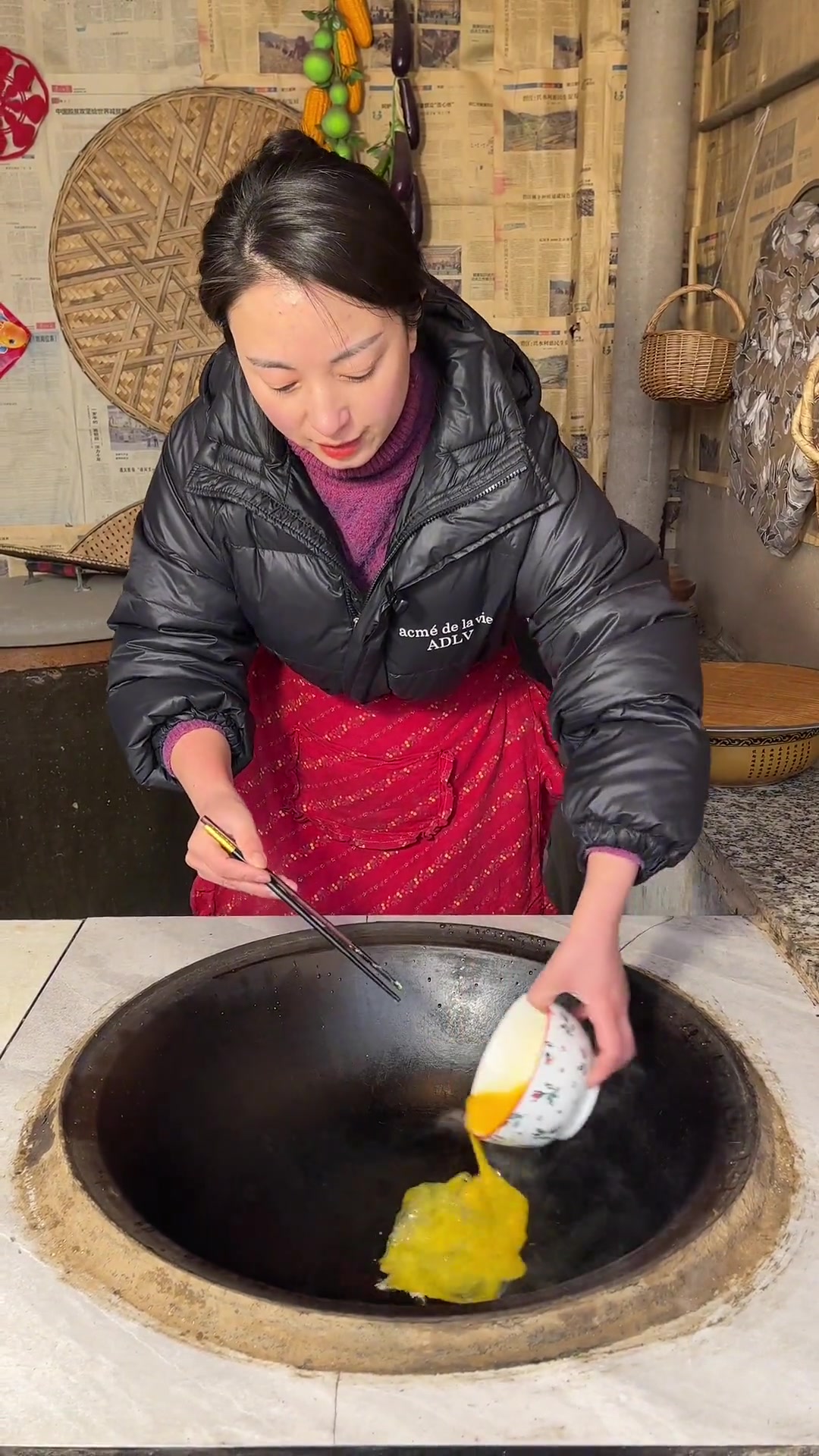 炸菜角！韭菜馅加大拉皮，口感超棒，超鲜～