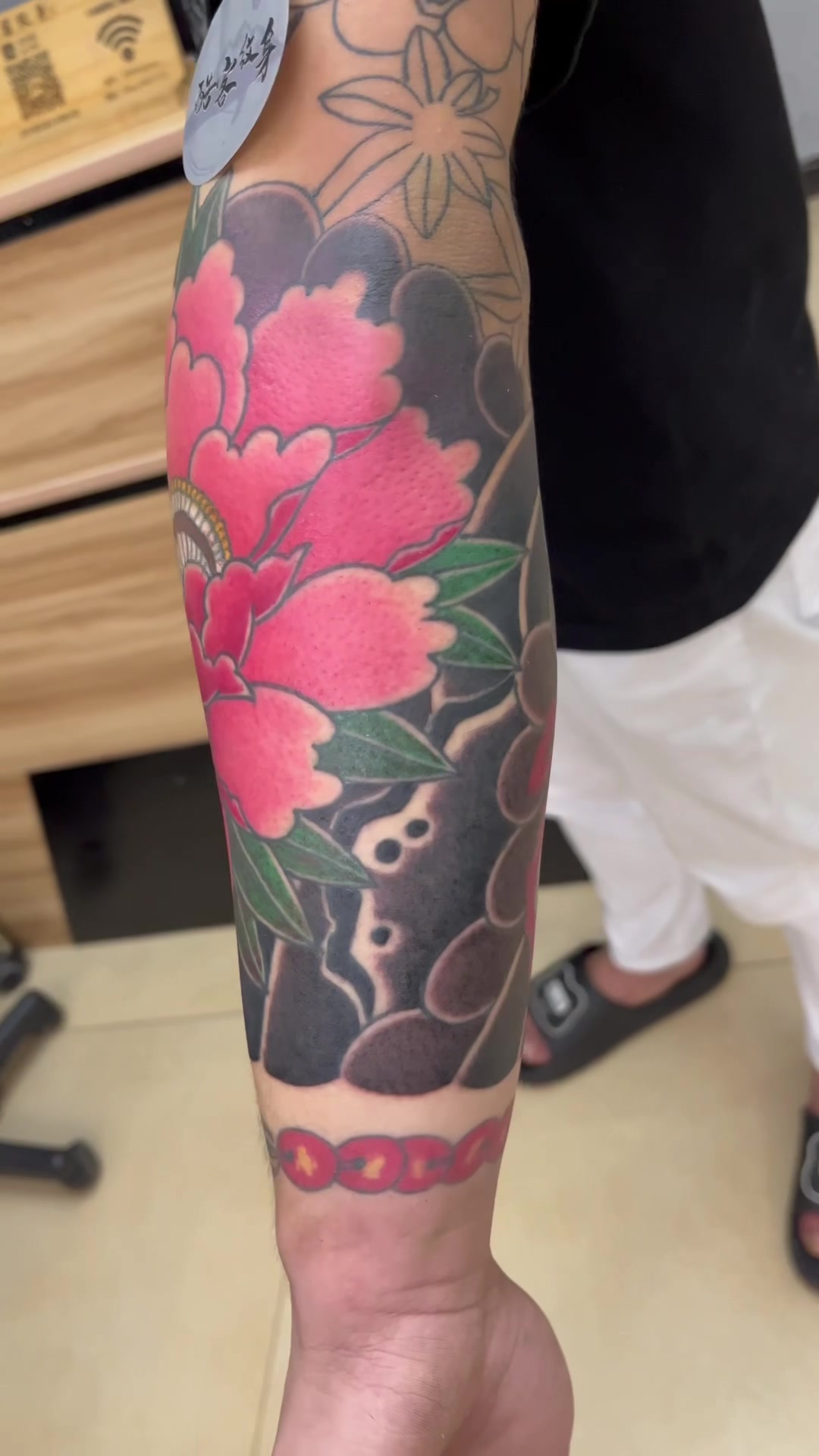 今天把小臂做完了,花臂纹身#包小臂#苏州#吴江#松陵#纹身店