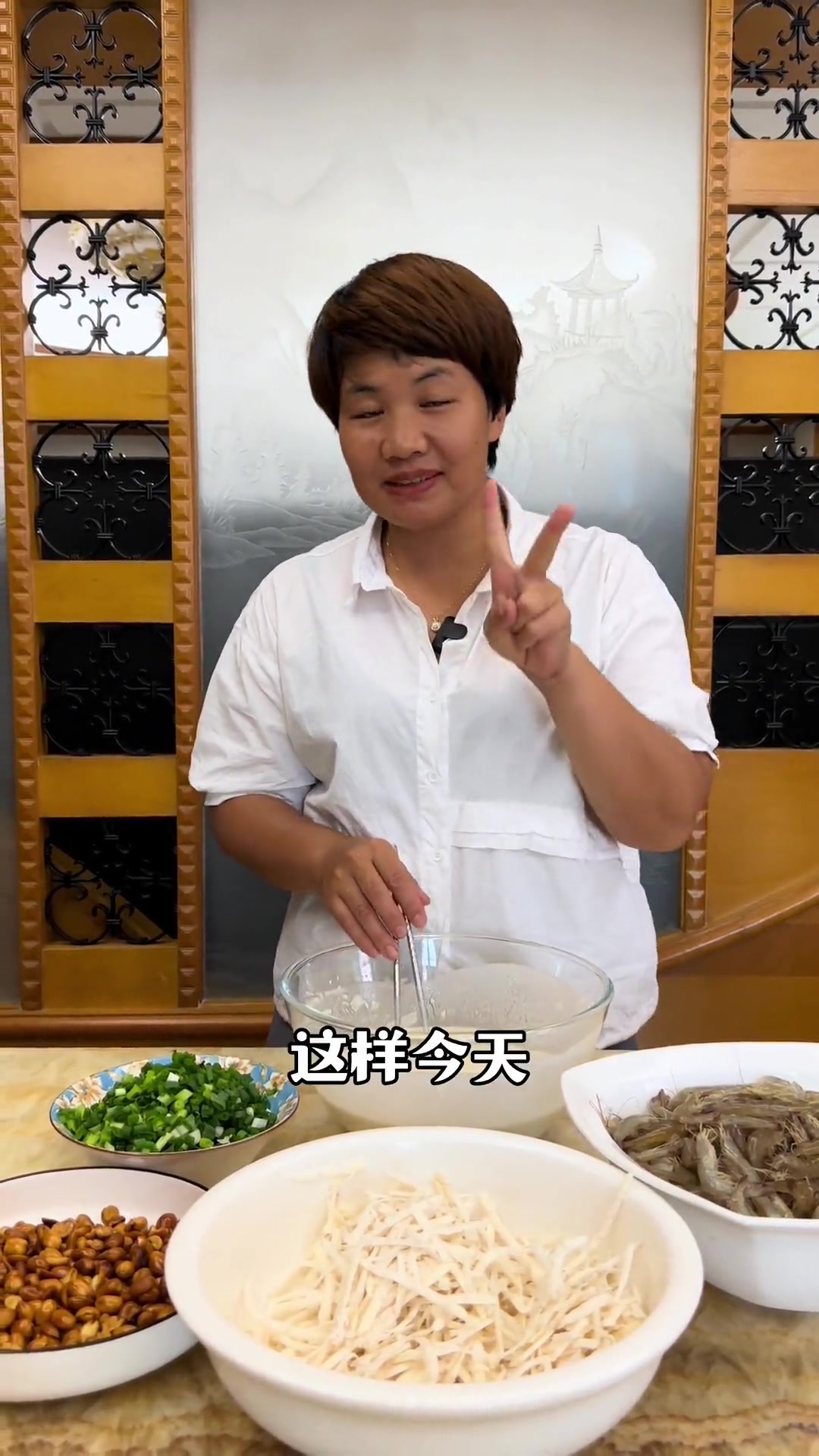 沙虾炸沙虾饼啊啊