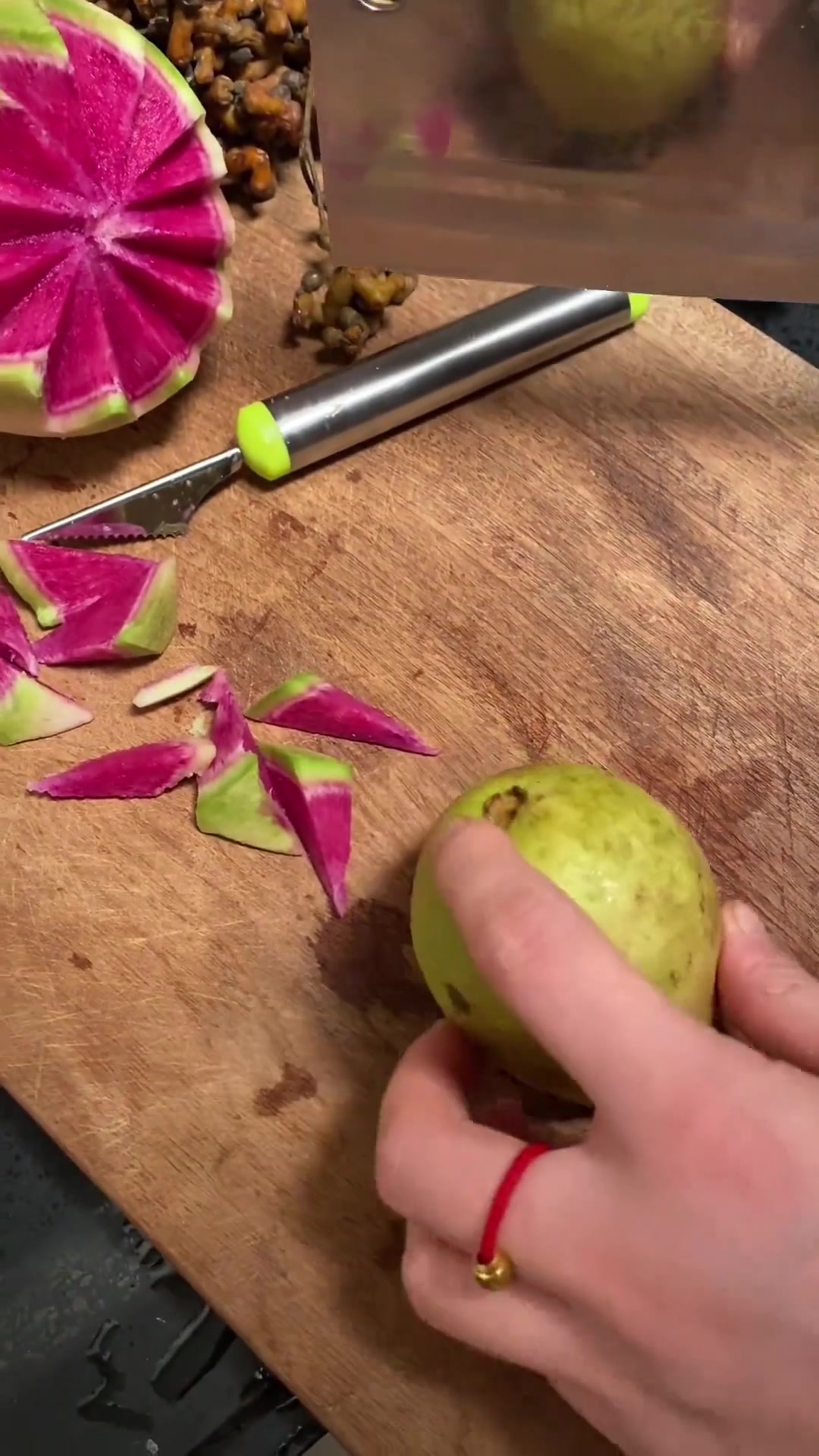 水果及萝卜如何变好看?