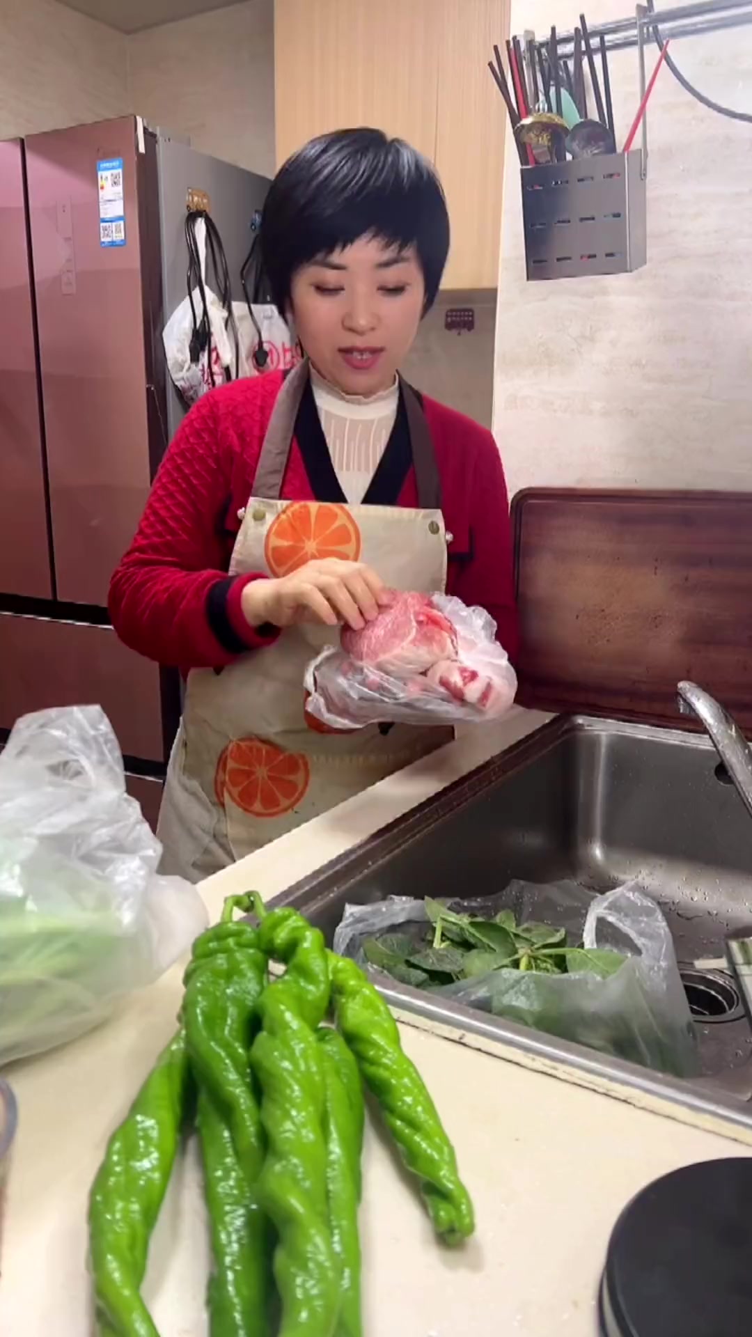 吃不腻的永远是家常菜,晚餐安排了三菜一汤