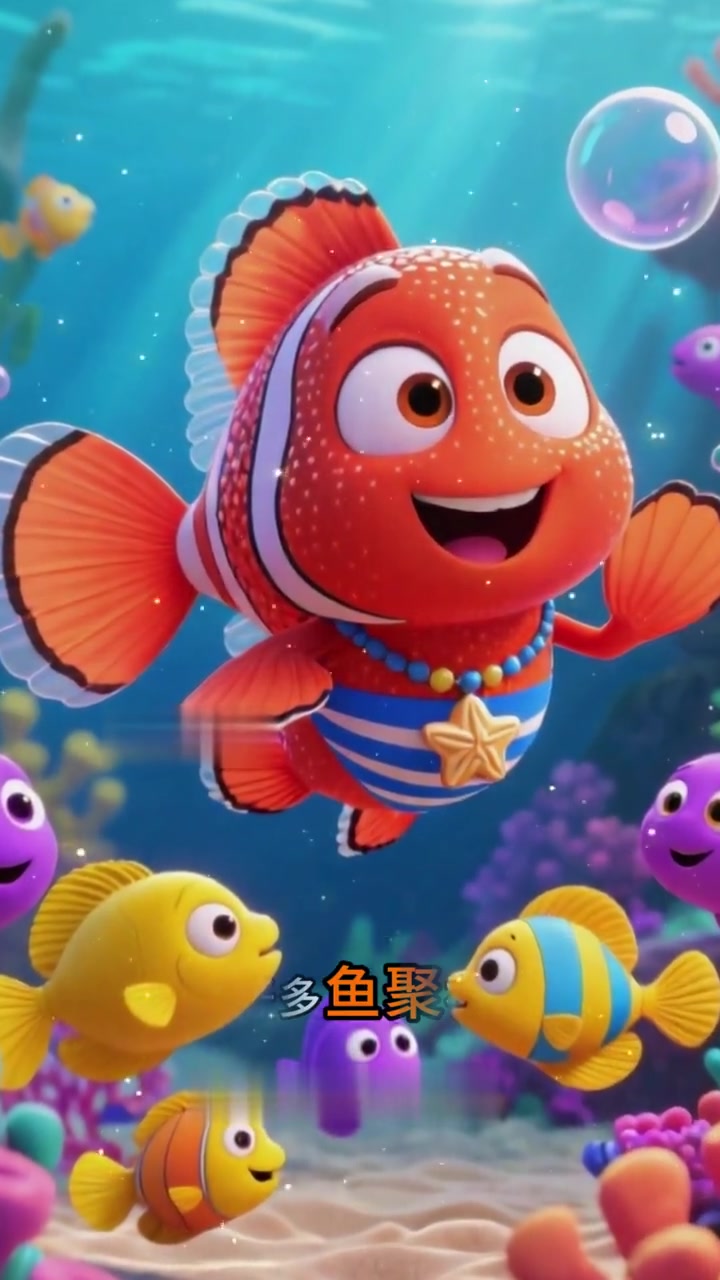 儿童故事《小鱼的找不同大冒险》3-10岁儿童故事,有声绘本故事!